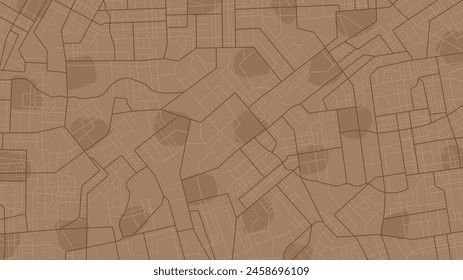 Navigate mapping technology for distance data, path turns. Abstract map with unique lines, geometric patterns background. Huge city top view. Streets, blocks, route for movement on the streets. Vector