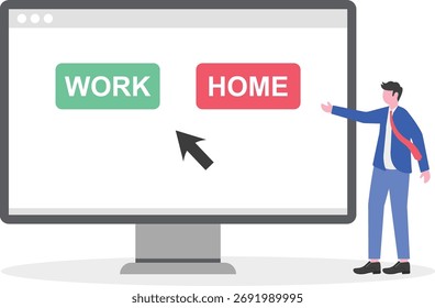 Navigating signposts showing the opposite directions. Decision making.
