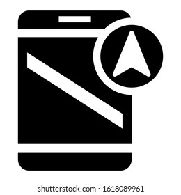 navigation app icon isolated sign symbol vector illustration - high quality black style vector icons
