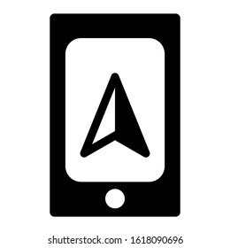 navigation app icon isolated sign symbol vector illustration - high quality black style vector icons
