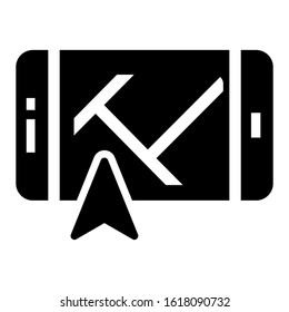 navigation app icon isolated sign symbol vector illustration - high quality black style vector icons
