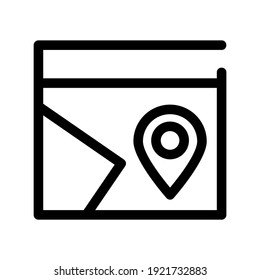 navigation app icon or logo isolated sign symbol vector illustration - high quality black style vector icons
