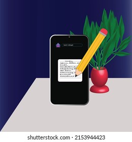 Navigation app. Mobile application with map route for food or package delivery service on smartphone. Vector illustration concept tracking technology person using mobile phone and help in journey