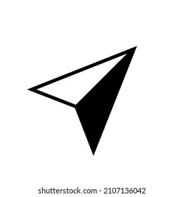 Navigation arrow icon for apps and web sites