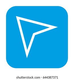 navigation  Arrow icon stock vector illustration