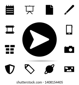 Navigation arrow icon. Universal set of web for website design and development, app development