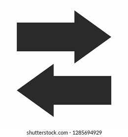 Navigation arrow icon vector