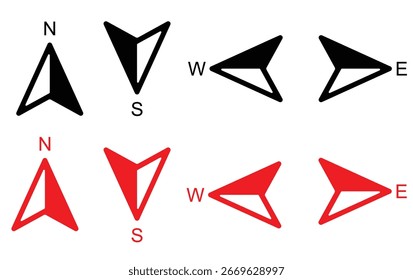 Ícone de seta de navegação do vetor eps10.