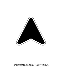navigation arrow - vector icon