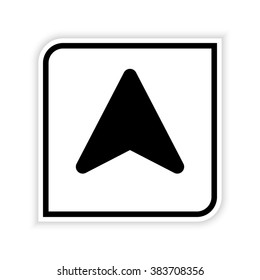 navigation arrow -  vector icon