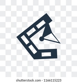 Navigation Arrows vector icon isolated on transparent background, Navigation Arrows logo concept
