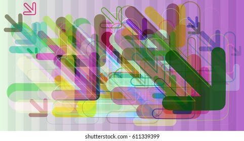 navigation art vector