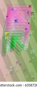 navigation background icon