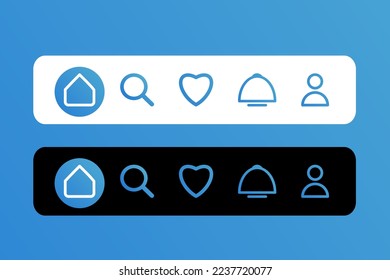 Navigation Bar APP - Light and Dark Mode