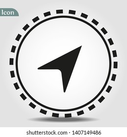 Navigation base icon. Simple sign illustration. Navigation symbol design. Can be used for web, print and mobile eps10