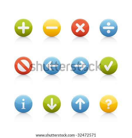 Navigation Buttons Icon Set
