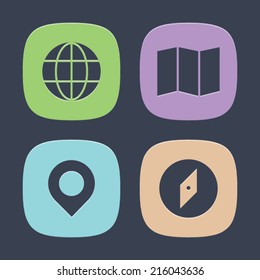 Navigation buttons set