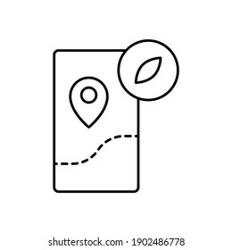 navigation, camping, adventure icon vector illustration