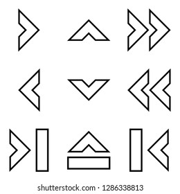 Navigation Chevron Arrows