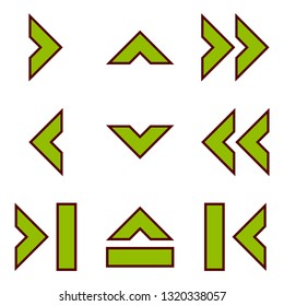 Navigation Chevron Arrows