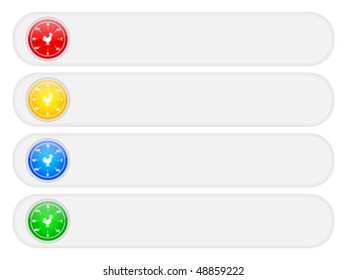 navigation compass buttons