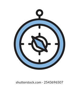 Navigation compass for finding direction outdoors