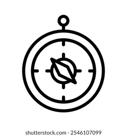 Navigation compass for finding direction outdoors