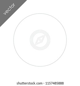 navigation compass icon