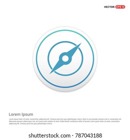 Navigation compass icon