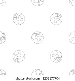 Navigation earth pattern seamless vector repeat geometric for any web design
