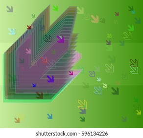 navigation elements vector