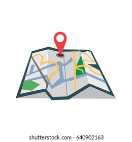 navigation flat icon