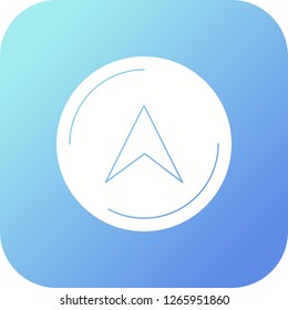 navigation glyph round corner multi color gradient BG