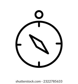 Vector de distintivo del icono de navegación, icono de brújula