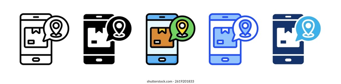 Colección De Iconos De Navegación Con Varios Estilos