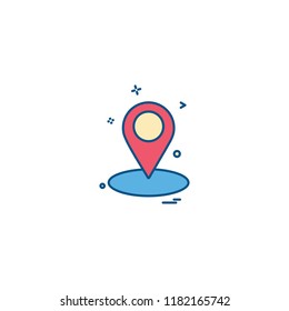 Navigation icon design vector 