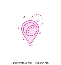 Navigation icon design vector