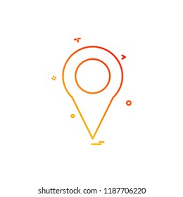 Navigation icon design vector