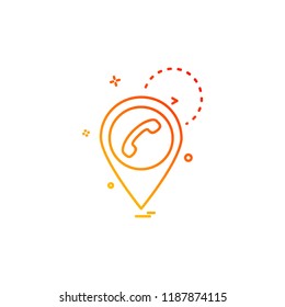 Navigation icon design vector