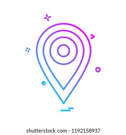 Navigation icon design vector