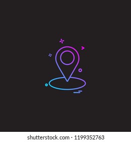 Navigation icon design vector 
