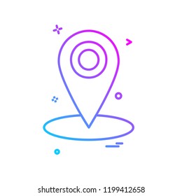 Navigation icon design vector