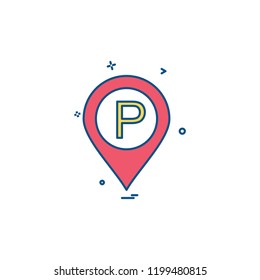 Navigation icon design vector 
