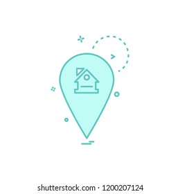 Navigation icon design vector