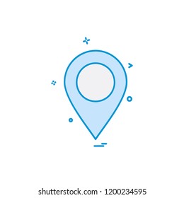 Navigation icon design vector