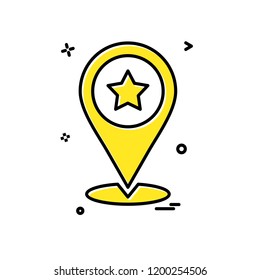 Navigation icon design vector