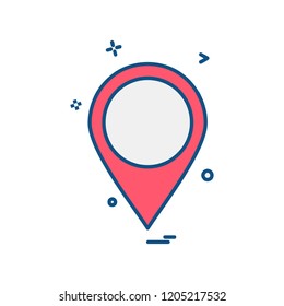 Navigation icon design vector