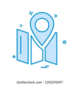 Navigation icon design vector 