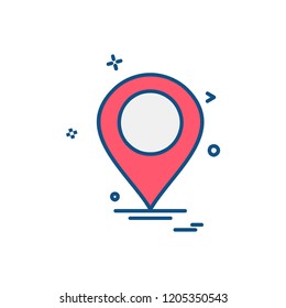 Navigation icon design vector