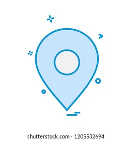 Navigation icon design vector